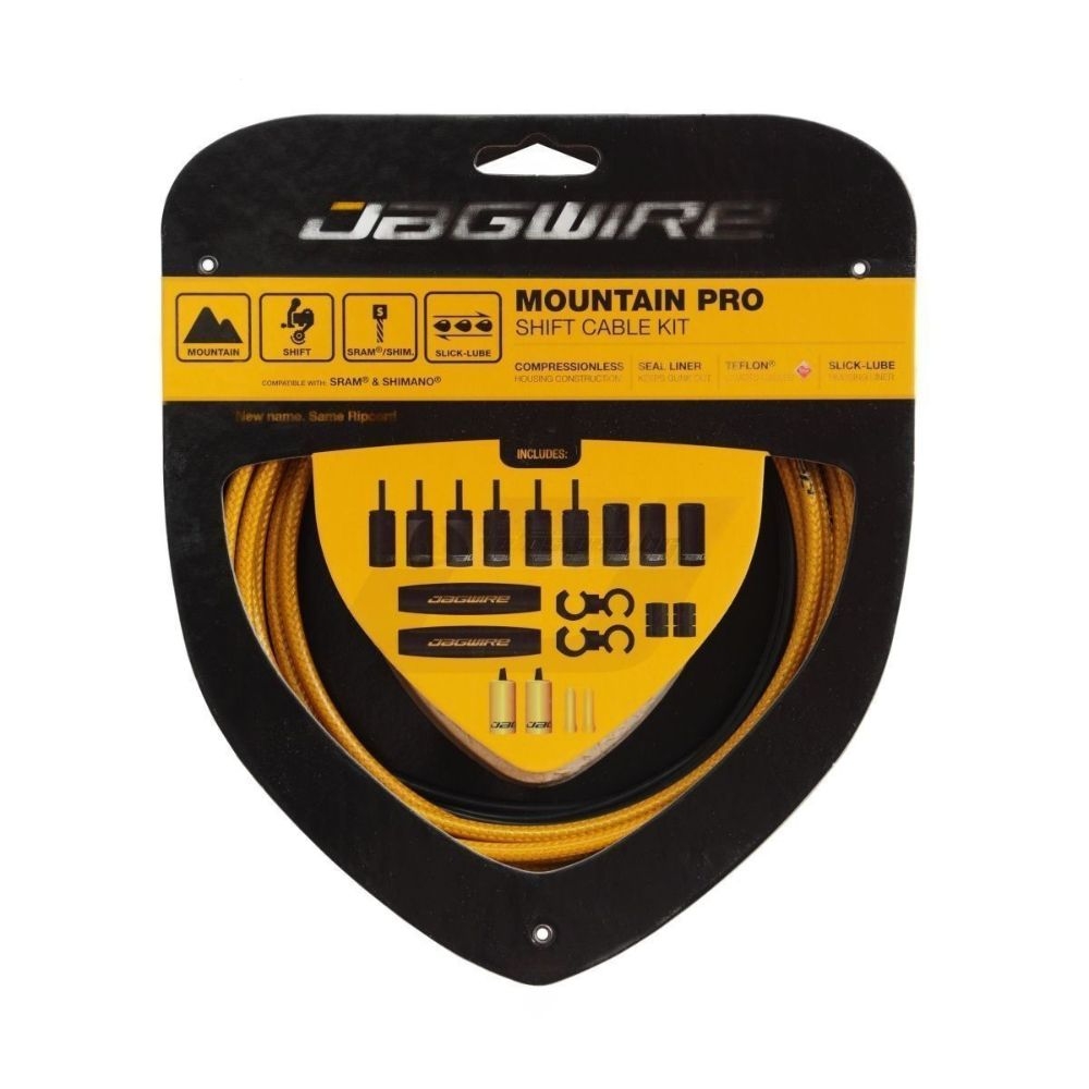 Jagwire Mountain Pro Shift Kit Gold